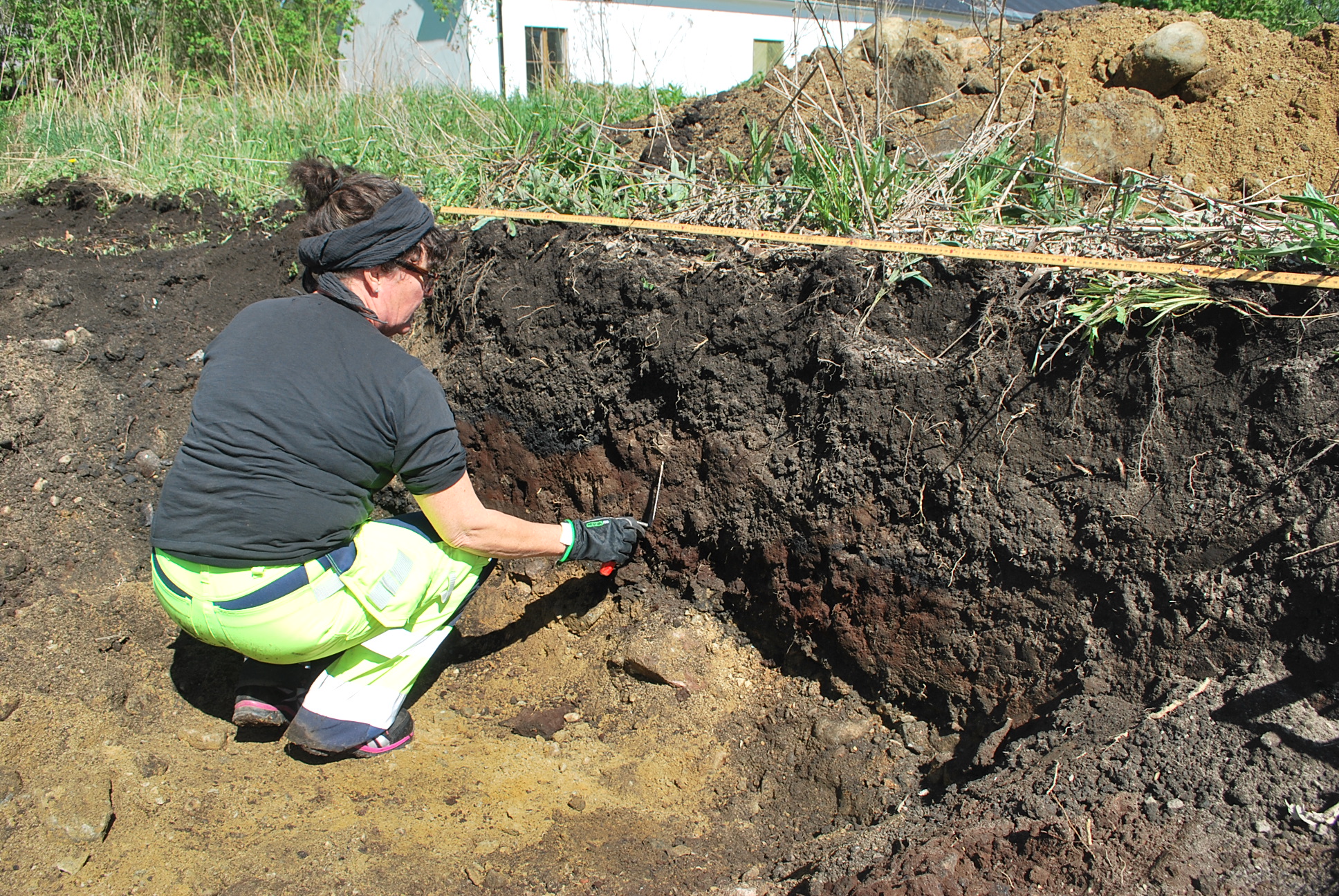 Arkeologisk undersökning av den gamla trädgården